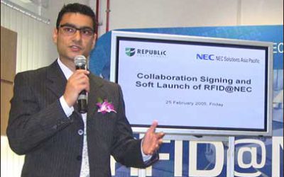 NEC to Open RFID Center in Singapore