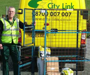 At City Link, Tagged Roll Cages Keep Deliveries Moving