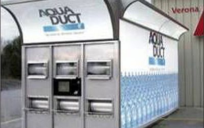RFID-enabled Vending Machine Dispenses Bottled Water