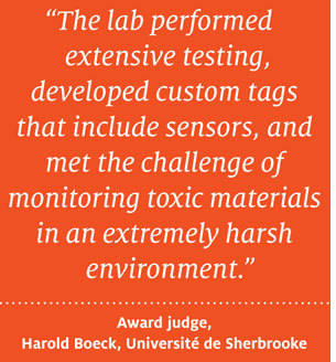 2011 RFID Journal Award Winner: Most Innovative Use of RFID—Tracking and Monitoring the Deadliest Cache