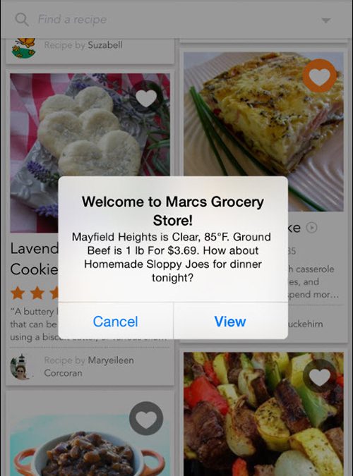 Allrecipes Uses Beacons to Spice Up App