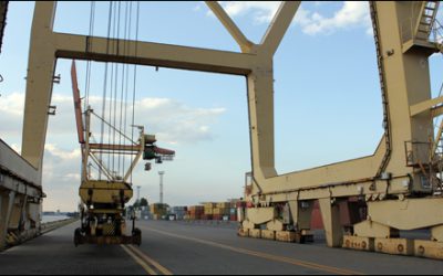 Latvian Container Terminal Tracks Cranes Via RFID