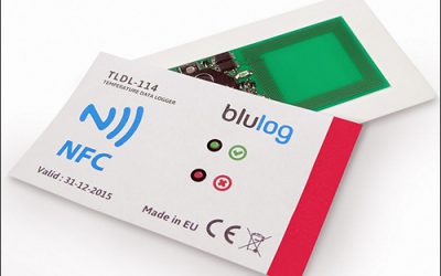 Blulog Launches NFC Temperature Datalogger, Service