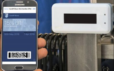 Sun Powers Mobile Apps at Cardiff Blues Rugby Matches