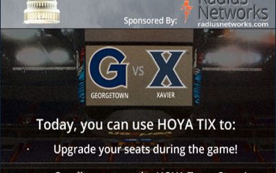 Beacons Give Georgetown Basketball Fans a Shot at Upgrading Seats