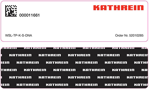 Kathrein Solutions – Windshield Label