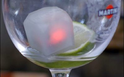 Smart Ice Cube Orders Drinks When Glasses Are Empty