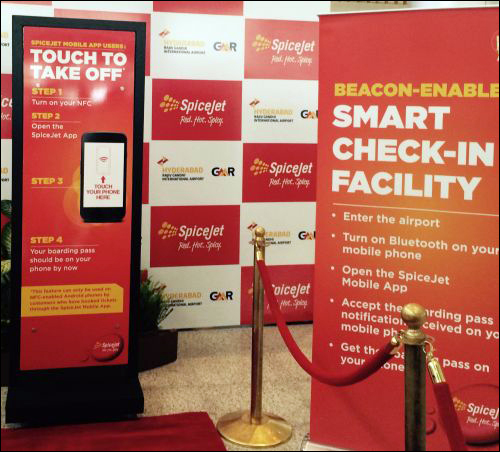 SpiceJet Uses Beacons, NFC RFID to Automate Check-in