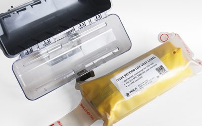 William Frick & Company Dual-Record RFID Life Vest Label