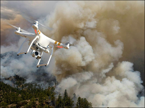 Millimeter Wave RFID Aids Drone Navigation in Disaster Response