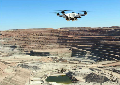 For Mining, Construction Firms, Flying Robots Keep Projects on Track