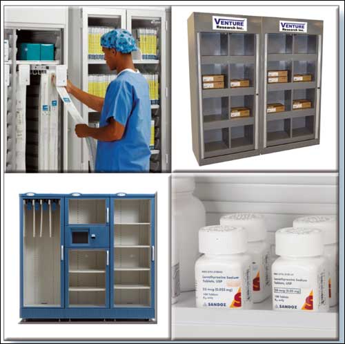 RFID Smart Shelves and Cabinets