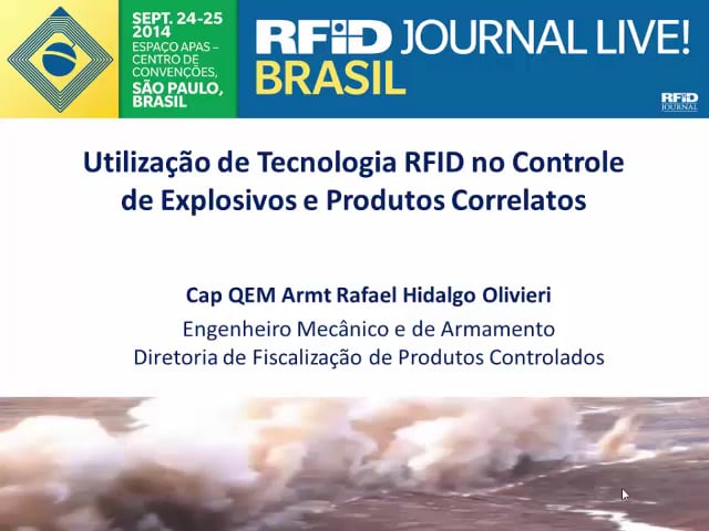 Utilização de Tecnologia RFID no controle de explosivos e produtos correlatos