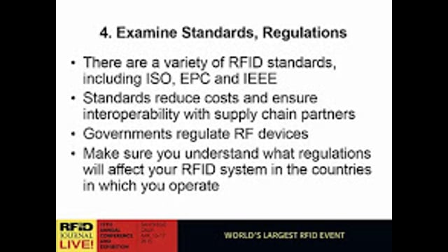 Strategic RFID Workshop: A Step-By-Step Approach to Developing a Strategic RFID Plan