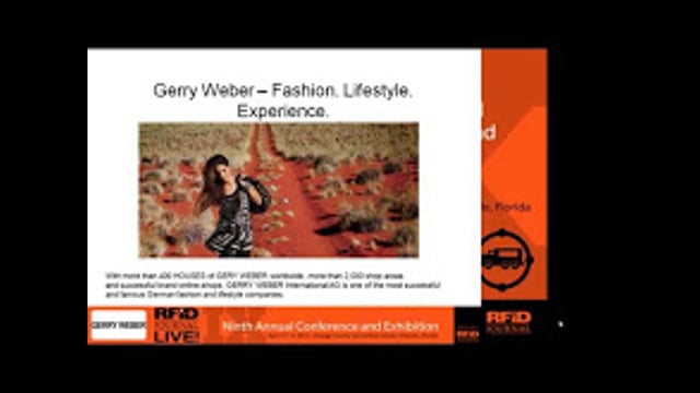 General Session: How GERRY WEBER Is Using RFID to Reduce Theft and Boost Efficiencies