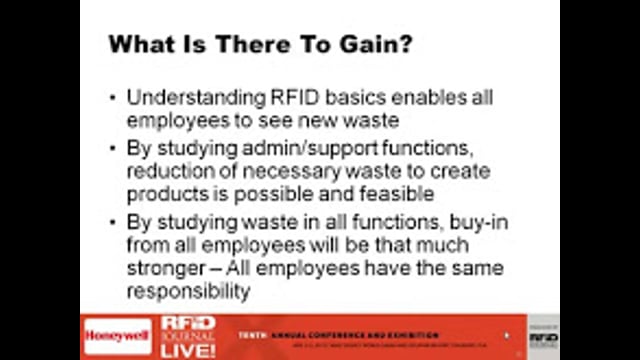 RFID as a Lean Tool in Manufacturing