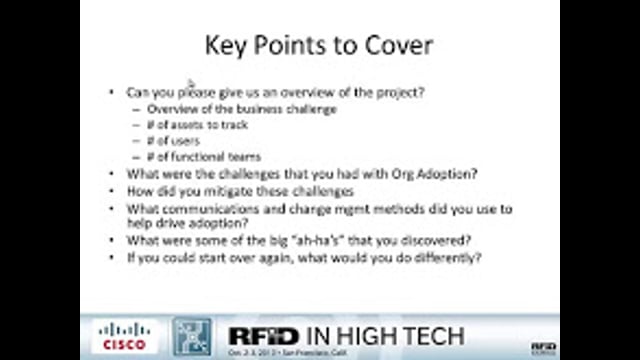 Change Management and Adoption: Asset Tracking Via RFID at Cisco