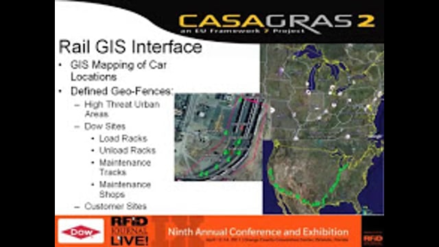 Web-based System for Monitoring the Location, Security and Status of Hazardous Materials Transported by Rail