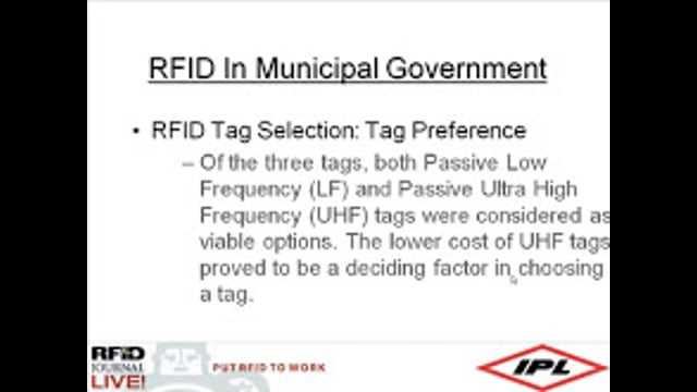 Government: Cleaning Up With RFID