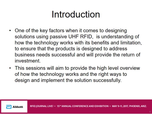 Design and Implementation of a UHF RFID Solution