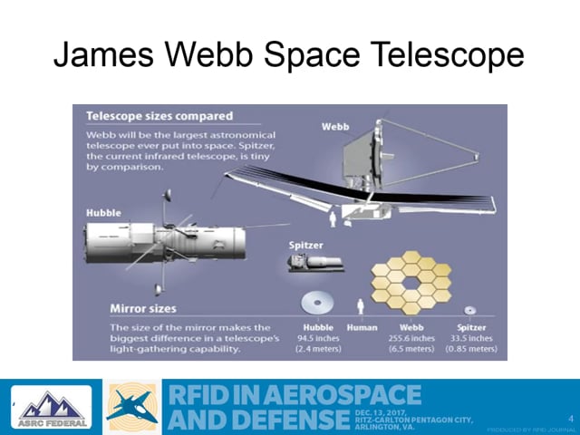 RFID Reduces Costs, Scheduling Impacts for NASA JWST Mission