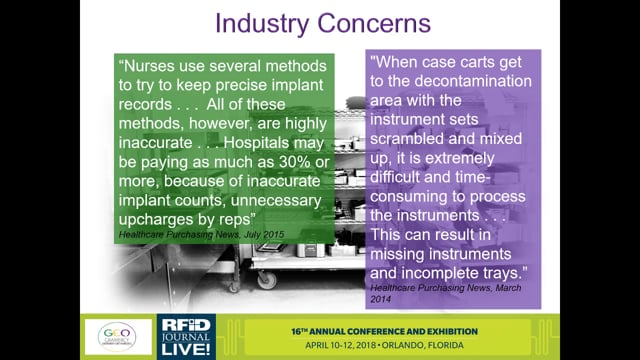 Improving the Delivery and Management of Medical Devices via RFID