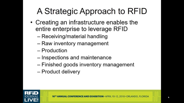 Taking a Strategic Approach to RFID