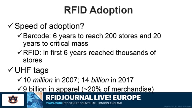 Resistance is Futile: Embracing the Inevitable Use of RFID in Apparel Retail