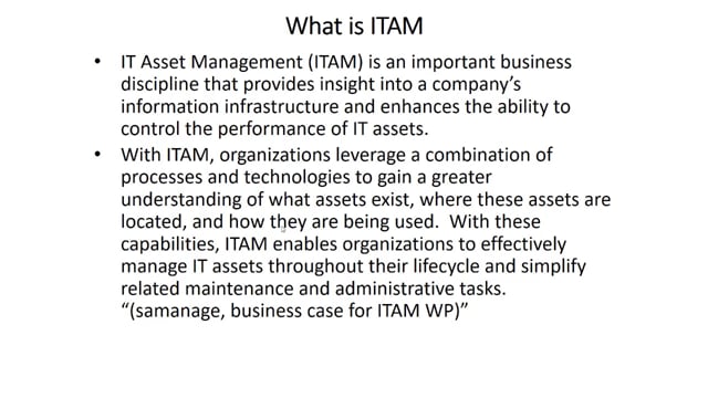 IT Asset Management