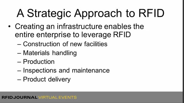 RFID Strategies for End Users in the Energy Industry