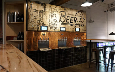 RFID Pours Beer at Shopping Market