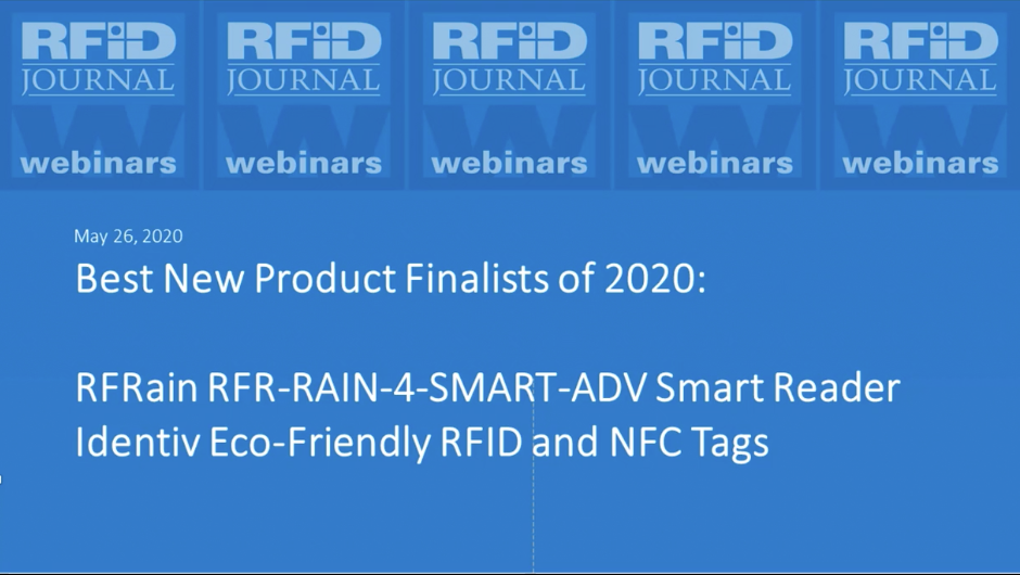 Best New Products of 2020: RFRain Smart Reader and Identiv Eco-Friendly Tags