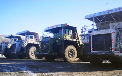 Unmanned Trucks Transport Ore at Chinese Mine
