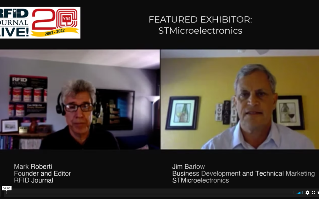 RFID Journal LIVE! 2022 Featured Exhibitor: STMicroelectronics