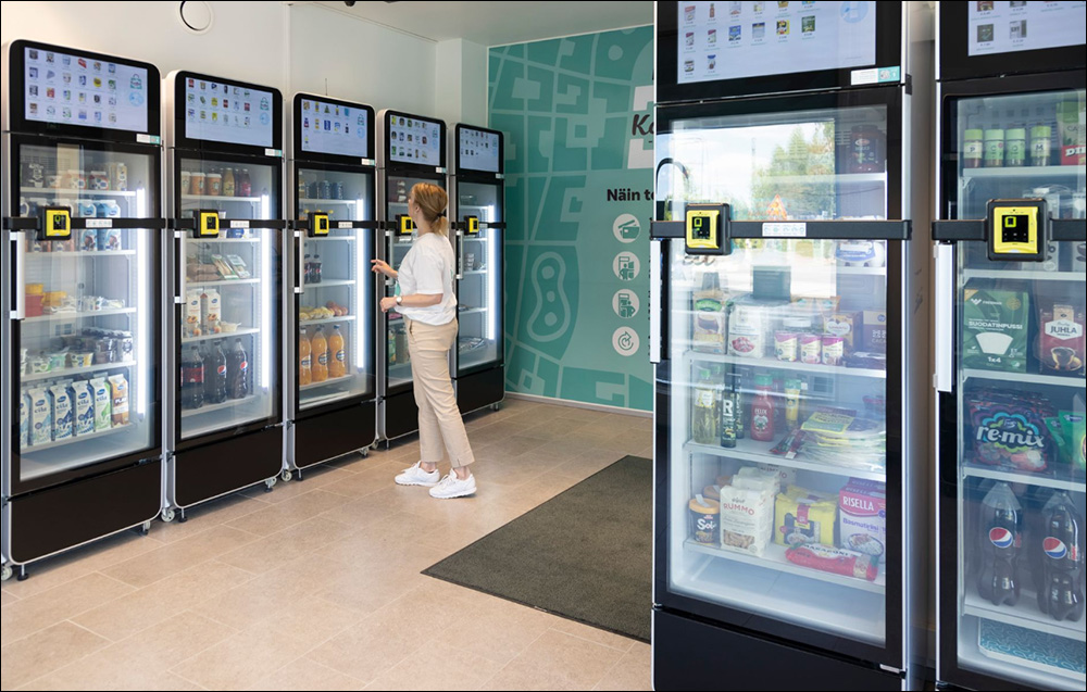 The system was designed to offer convenience for customers who have grown accustomed to shopping online or having goods delivered to their homes.