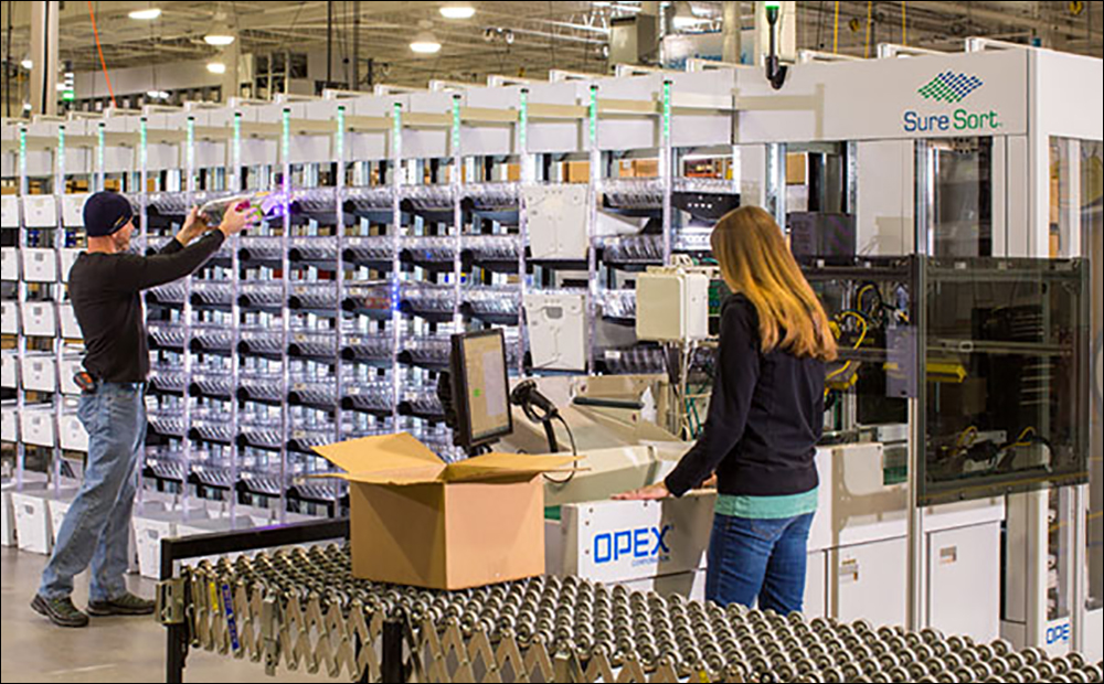 OPEX Adds RFID to Warehouse Automation Sorting Solution