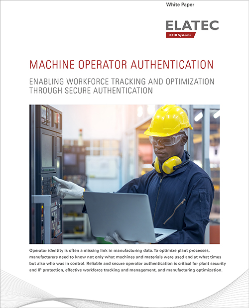 Machine Operator Authentication: Enabling Workforce Tracking and Optimization Through Secure Authentication