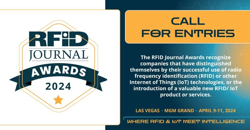 Last Day to Submit Submissions for RFID Journal LIVE! Awards