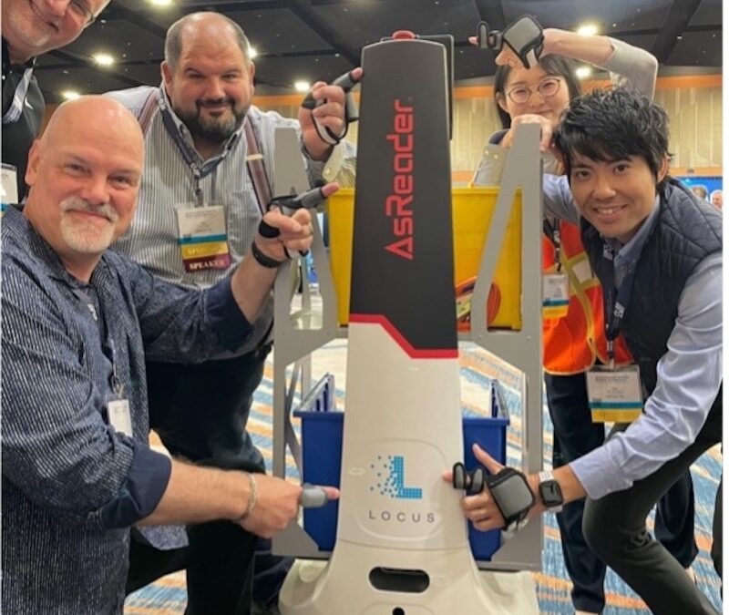 RecoHand and Locus Origin Robot Working Together