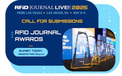 RFID Journal 2025 Awards: Last Day to Submit for Award Nominations