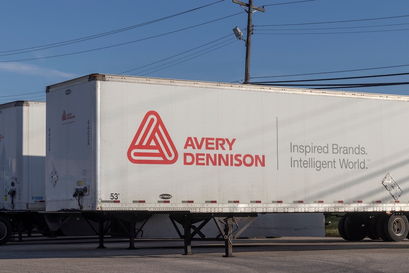 Cincinnati - Circa December 2021: Avery Dennison plant. Avery Dennison is the largest label manufacturer in the world.