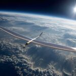 HAPS Solar-powered ultralight glider soars above Earth's cloud cover at the edge of the stratosphere