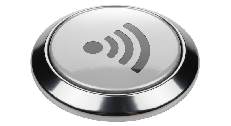 Isolated NFC Payment Symbol