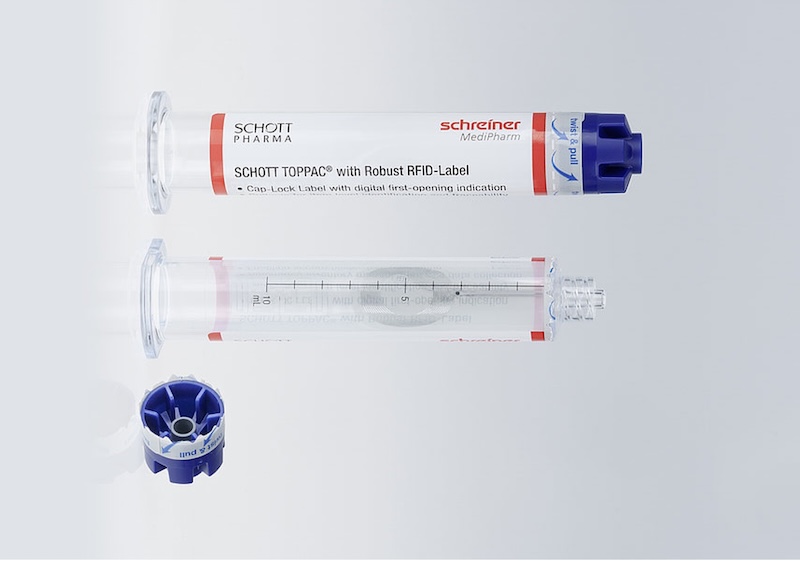 Schreiner MediPharm’s Cap-Lock Label RFID Syringe