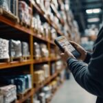 RRD Smart Packaging Staff Using a Barcode Scanner to Track Inventory