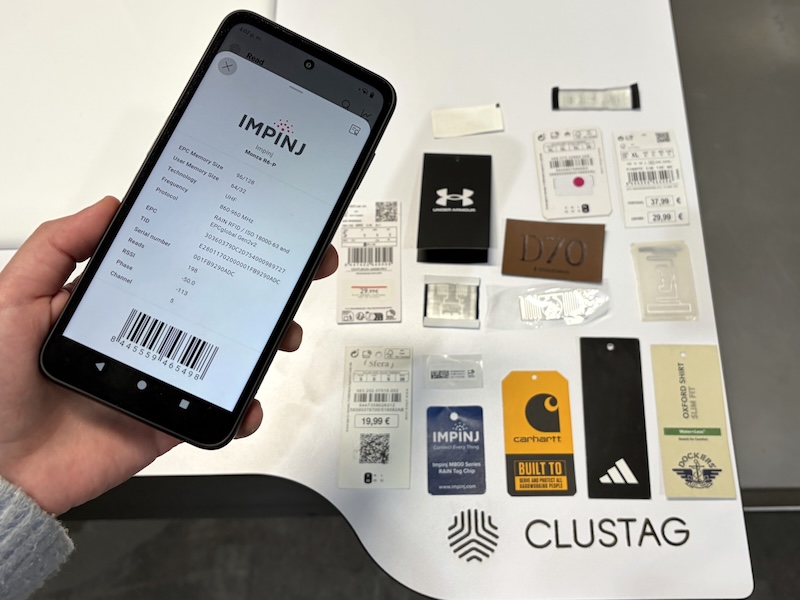 Tag inspector impinj Clustag