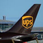 UPS Flight RFID airplane in the airport